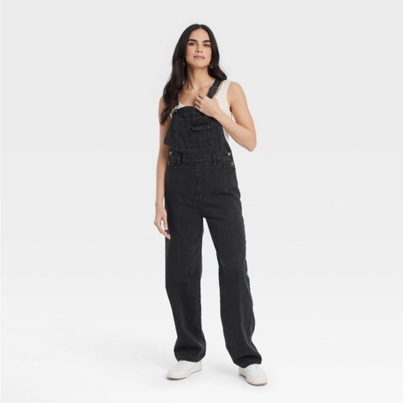 Women's 90's Baggy Jumpsuit - Universal Thread™ Black 14 - Picture 3 of 4